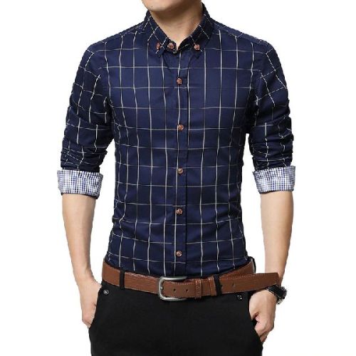 Cotton Mens Checkered Shirts, Feature : Breathable