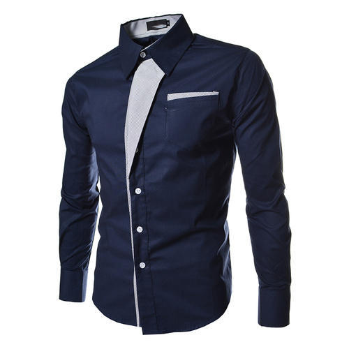 Plain Cotton Mens Designer Shirts, Feature : Breathable