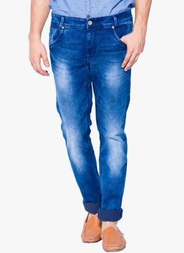 Plain Denim Mens Narrow Fit Jeans, Feature : Comfortable