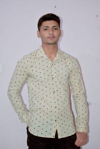 Bagru Hand Block Print Shirt, Feature : Anti-Wrinkle, Impeccable Finish