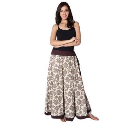 Lifelike Collection Ladies Cotton Printed Skirts, Occasion : Casual Wear