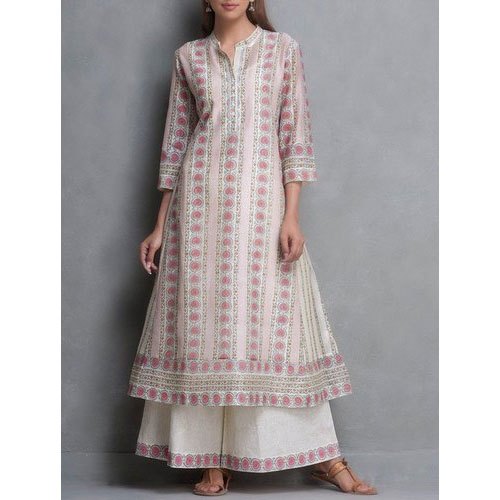 Lifelike Collection Cotton Ladies Printed Palazzo Suit, Occasion : Casual Wear