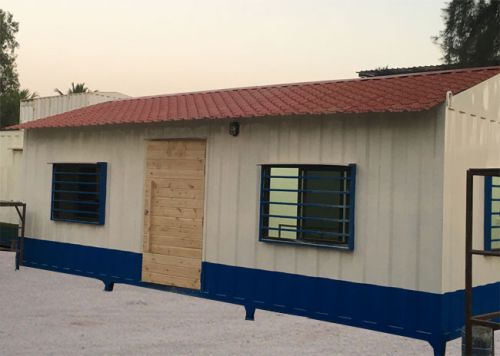 1000-1500kg Fiber Prefabricated Site Offices, Size : 100x30x24, 40x15x12