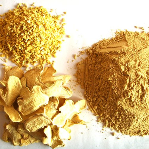 Common Ginger Flakes & Powder, For Cooking, Style : Dried