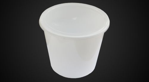 PP Round Container (1000 Ml), Color : White