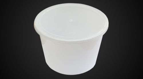 PP Round Container (1200 Ml), Color : White