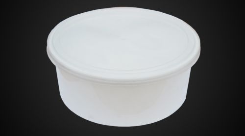 PP Round Container (650 Ml), Color : White