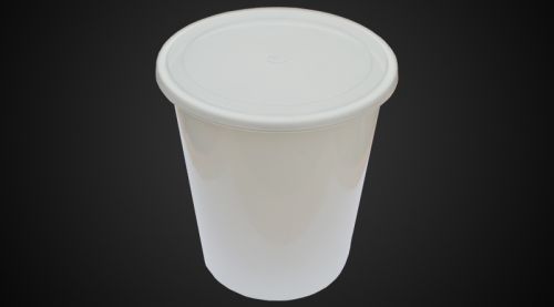 PP Round Container (750 Ml), Color : White