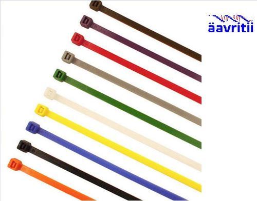 PVC Cable Ties, Color : Green, Grey, White, Multicolor