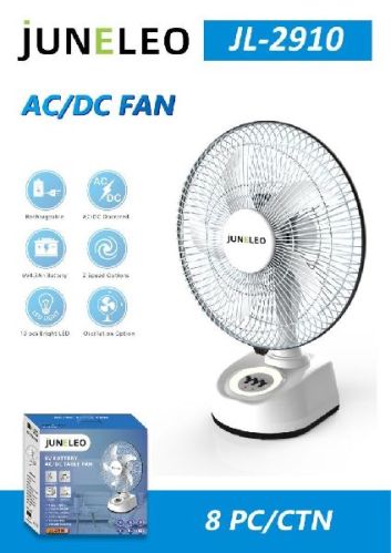 Plastic Rechargeable Fan for Indoor Outdoor