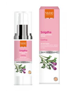 VLCC Snigdha Skin Whitening Serum Comfrey, Feature : Help Removing Pimples