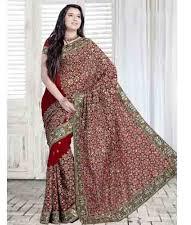 Embroidery Work Saree