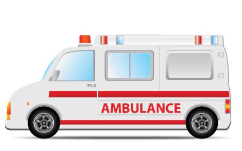 Manual Hospital Ambulance, Color : Light White