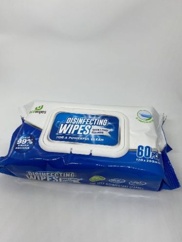 Cotton Disifecting Wipes, Brand Name : Clean Anti Bacterial 17x20cm