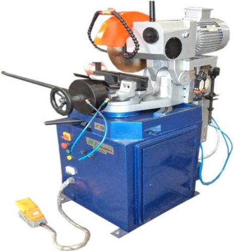 JE-350 Semi Automatic Tube Sawing Machine, Color : Blue