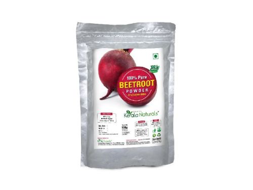 KERALA NATURALS PURE BEETROOT POWDER 100GM, For SKIN CARE, Packaging Type : Plastic Bag