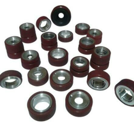 Round PU Rollers, Color : Green