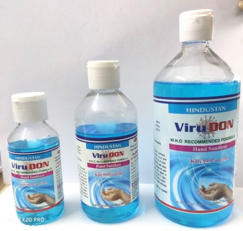 ViruDon Hand Sanitizer, Feature : Antiseptic, Dust Removing, Enhance Skin, Hygienically Processed