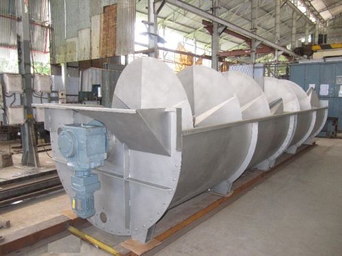 Sand Blasting. SS Screw Chiller