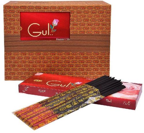 Charcoal Gul Incense Sticks, For Church, Home, Office, Temples, Packaging Type : Boxes, Cartons