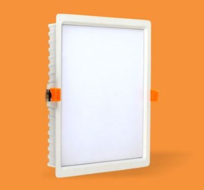 Prism Recess Square LED Downlight, Lighting Color : Warm White