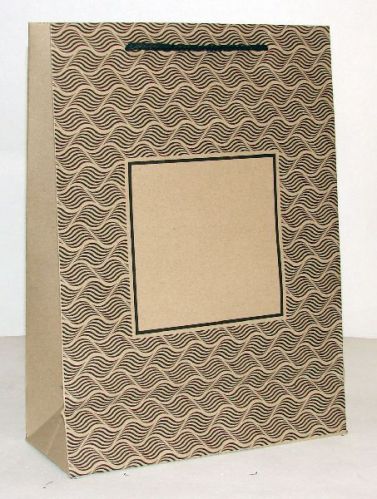 Kraft Paper Bag4, For Gift Packaging, Size : 9.5 X 13 X 3.75 Inch