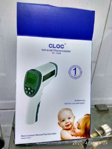 Cloc Battery Infrared Thermometer, For Medical Use, Size : Standard