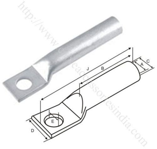 Aluminium Long Barrel Lugs & In Line Connector
