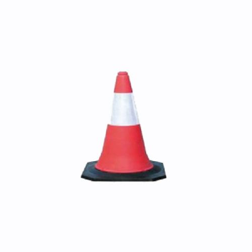 Rubber Traffic Cone, Feature : FIne Finhed, MovableLight Weight