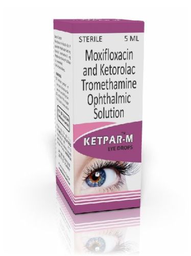 Moxifloxacin Ketorolac Eye Drops, Bottle Material : Plastic