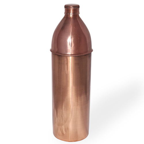 Plain Copper Bottles, Shape : Oval, Round