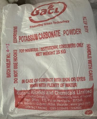 Potassium Carbonate, Form : Granules, Powder