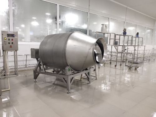 Sand Blasting. SS Soaking Agitators, For Food Processing Industries.