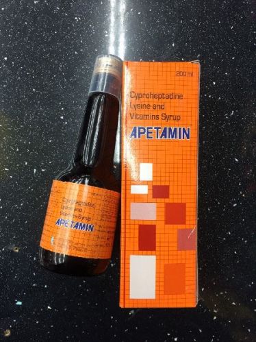 Apetamin Syrup, Form : Liquid, Packaging Type : Glass Bottle