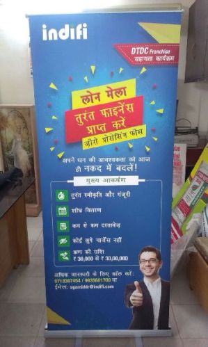 Plastic Rollup Standee, For Advertising