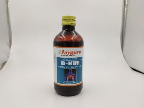 D-Kuf Syrup, For Dry Cough, Wet Cough, Plastic Type : Glass Bottle