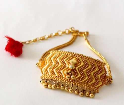 Antique Gold Bajuband, Gemstone Type : Pearl