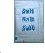 Salt Sachet, Variety : Refined