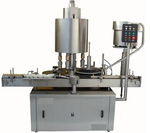 Automatic Multi Head Screw Capping Machine, Color : Silver