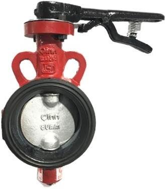 Pn 1.6/Pn 2.5 Manual Coated Cast Iron/SS Disc Butterfly Valves, For Water Fitting, Packaging Type : Carton