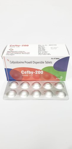 CEFBY-200 Cefpodoxime Tablet, Packaging Size : 10X10