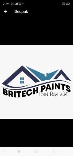 Britech Polymer and White Cement Based Wall Putty