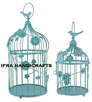 Round Iron Designer Bird Cage