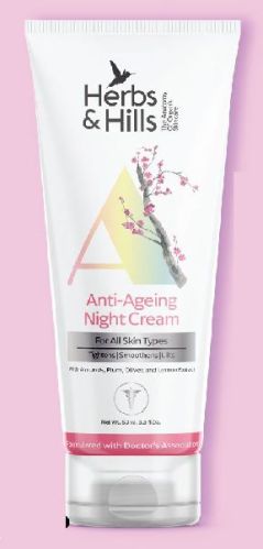 Herbs Hills Anti Ageing Night Cream, For Skin Care, Feature : Exact Composition