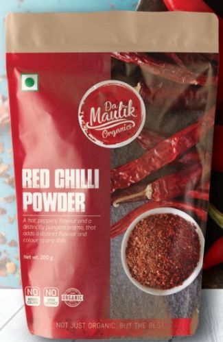 Da Maulik Red Chilli Powder, Packaging Type : Plastic Packet