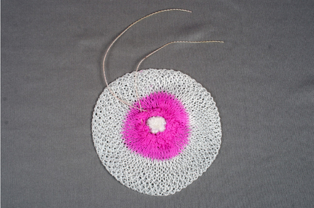 Single Tie Round Shaped Soft Mantle(NRA), Color : White