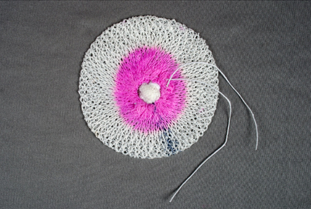 Single Tie Round Shaped Soft Mantle(RA), Color : White