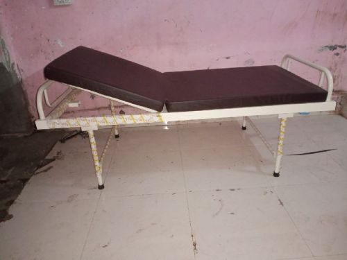 Powder Coated Semi Fowler Bed With Mattress