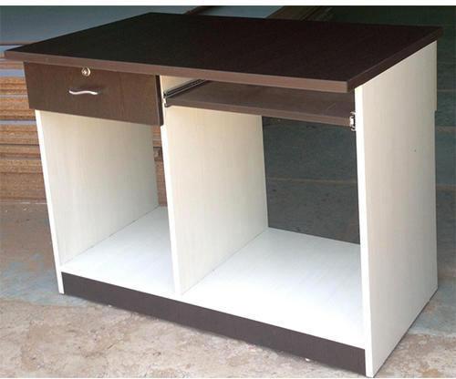 Wood Modular Computer Table, For Office, Home