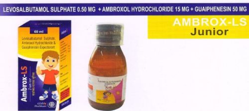 AMBROX LS JUNIOR 60ML, Packaging Type : Plastic Bottle